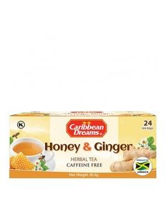 CARIB DREAMS TEA HONEY GINGER 24s