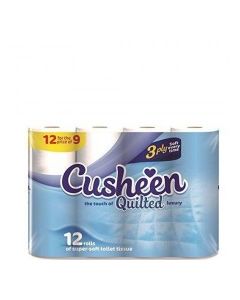 LUSHEEN TOILET TISSUE QUILTED 12pk