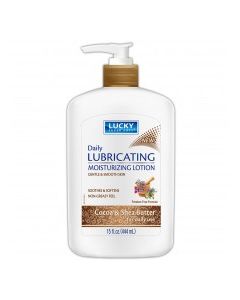 LUCKY LOTION SHEA & COCOA BUTTER 15oz