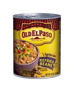 OLD EL PASO BEANS REFRIED VEGETAR 454g