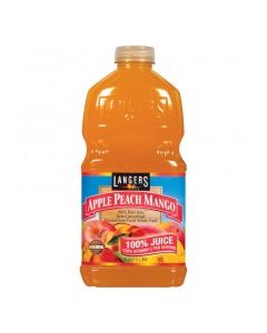 LANGERS APPLE PEACH MANGO 64oz