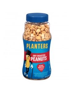 PLANTERS PEANUTS DRY ROASTED 16oz