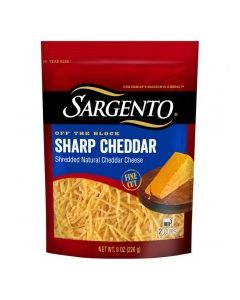 SARGENTO CHEDDAR SHARP SHRED 8oz