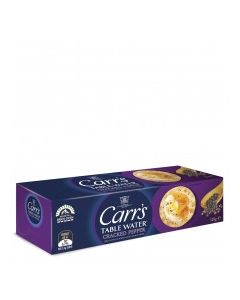 CARRS TBL WATER CRACKERS BLK PEPPER 125g
