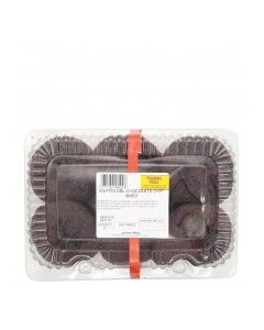 MUFFINS DOUBLE CHOCOLATE CHIP MED 6ct