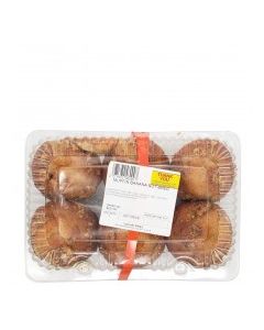 MUFFINS BANANA NUT MED 6ct