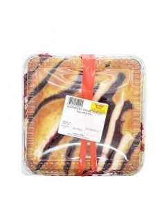 CAKE SQUARE RASPBERRY CREAM CHEESE 8x8in