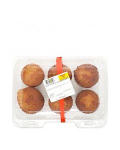 MUFFINS APPLE CINNAMON MED 6ct
