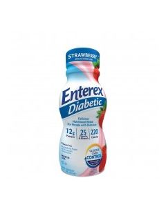 ENTEREX DIABETIC STRAWBERRY 8oz