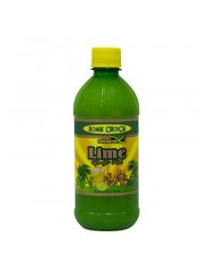 HOME CHOICE LIME JUICE W/GINGER 454ml