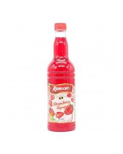 RAMSONS SYRUP STRAWBERRY 750ml