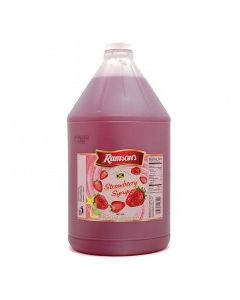 RAMSONS SYRUP STRAWBERRY 3.8L