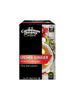 CARIB DREAMS TEA SLCT LYCHEE GINGER 20s