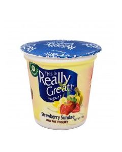 TIRG YOGURT STRAWBERRY SUNDAE 170g