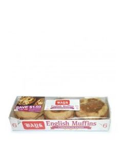 BAYS ENGLISH MUFFINS CINN RAISIN 6ct