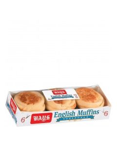 BAYS ENGLISH MUFFINS SOURDOUGH 6ct