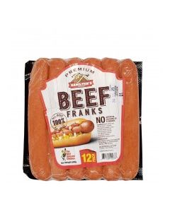 HAMILTONS FRANKS BEEF 12pk