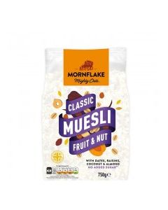 MORNFLAKE MUESLI FRUIT & NUT 750g