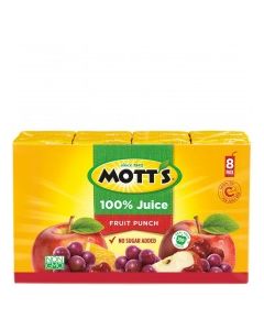 MOTTS 100% FRUIT PUNCH 8x6.75oz