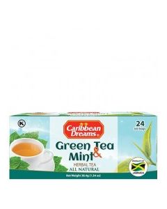 CARIB DREAMS TEA GREEN & MINT 24s