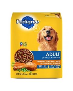 PEDIGREE ADULT CHICKEN RICE VEG 30lb