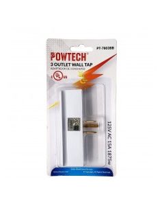 POWTECH 3 OUTLET WALL TAP 1ct
