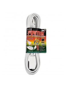 POWTECH EXTENSION CORD WHITE 15ft