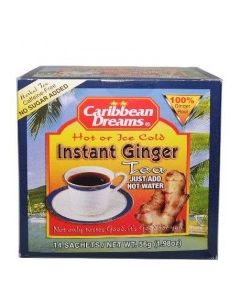 CARIB DREAMS TEA GINGER NO SUGAR 14s
