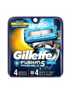 GILLETTE FUSION 5 PROSHLD CHILL CART 4s