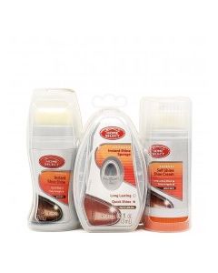 HOME SELECT SHOE CARE KIT BROWN 1ct