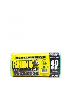 RHINO GREEN GARBAGE BAGS 20x22 40s