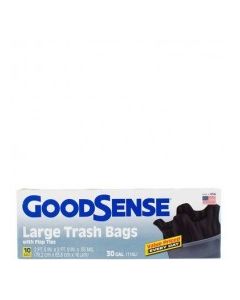GOOD SENSE LRG TRASH BAGS 30gal