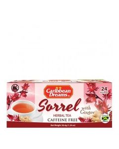 CARIB DREAMS TEA GINGER SORREL 24s
