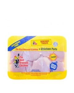 BD CHICKEN THIGHS BONELESS T/P vwt Approx. 0.8 Kg tray
