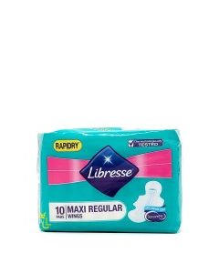 LIBRESSE RAPIDRY MAXI REGULAR WINGS 10s