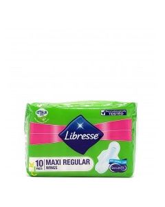 LIBRESSE COTTON MAXI REGULAR WINGS 10s