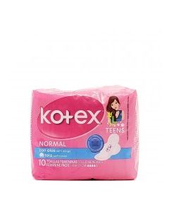 KOTEX TEEN NORMAL WINGS 10s