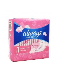 ALWAYS MAXI SOFT REGULAR WINGS 28s