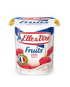 ELLE & VIRE FRUITS LYCHEE 125g