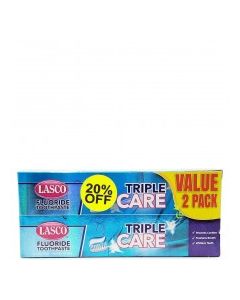 LASCO TOOTHPASTE TRIPLE CARE 2x90g