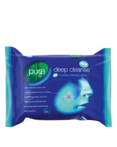 PURE WIPES DEEP CLEANSE FACIAL 25s