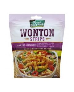 FRESH GOURMET WONTON STRPS G/GIN 3.5oz