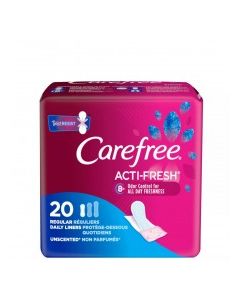 CAREFREE ACTIFRESH LINERS REGULAR 20s
