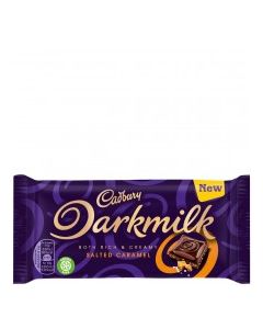 CADBURY CHOC DARK MILK SLT CARAMEL 85g
