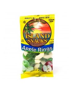 ISLAND SNACKS APPLE RINGS 4oz