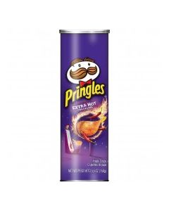 PRINGLES EXTRA HOT CHILI 158g