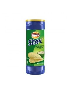 LAYS STAX SOUR CREAM & ONION 5.5oz