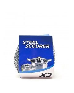QUALITY PLUS STEEL SCOURER 3pk