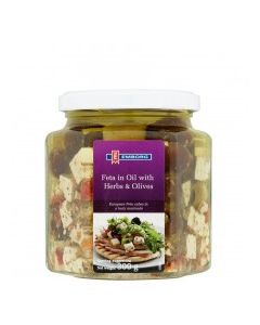 EMBORG FETA OLIVE HERB 300g