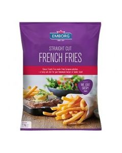 EMBORG FRENCH FRIES STRAIGHT CUT 1kg